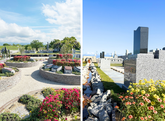 富山の樹木葬 山岡石材店が手がける想縁と富山市北部霊苑のイメージ